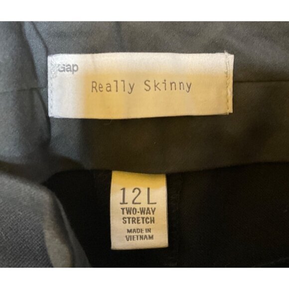 Gap Jeans 12L Really Skinny Two-Way Stretch Black Gray - Picture 4 of 4